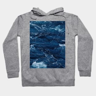 Midnight Serenade: Photorealistic Ocean Whispers Hoodie